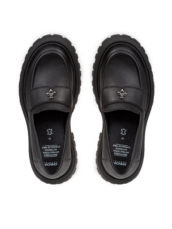 Geox Geox Nizki čevlji J Maquinnens Girl J46M6E 000BC C9999 M Črna