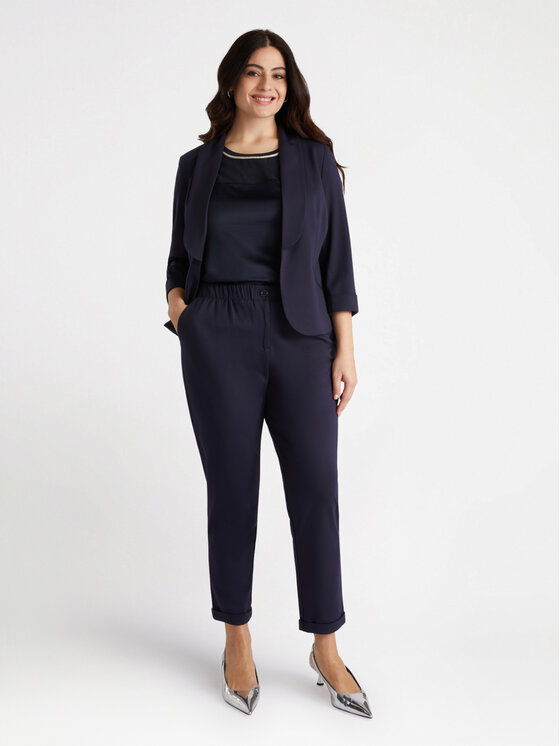Fiorella Rubino Fiorella Rubino Pantaloni di tessuto P806L102287N034 Blu Regular Fit