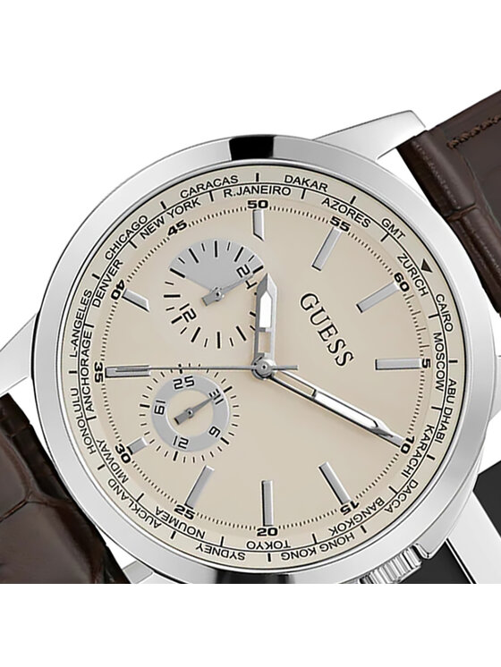 Guess Guess Zegarek GW0664G1 Brązowy