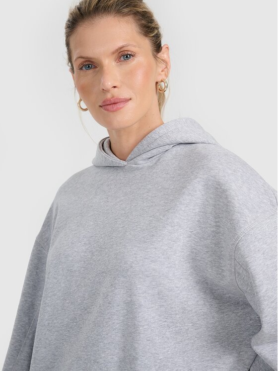 4F 4F Felpa 4FRAW25TSWSF2462-26M Grigio Regular Fit