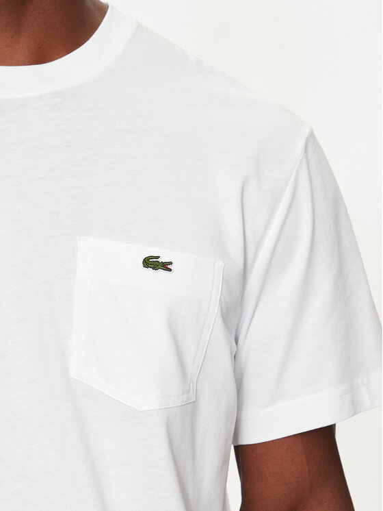 Lacoste Lacoste T-Shirt TH2827 Biały Regular Fit