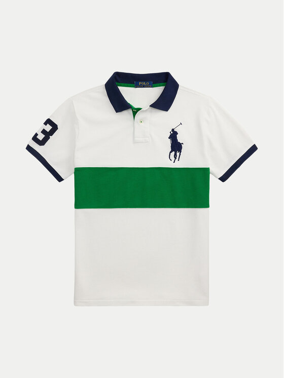 Polo Ralph Lauren Polo Ralph Lauren Polo 710969619001 Biały Custom Slim Fit