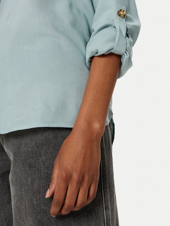 Vero Moda Vero Moda Srajca Bumpy 10275283 Zelena Regular Fit