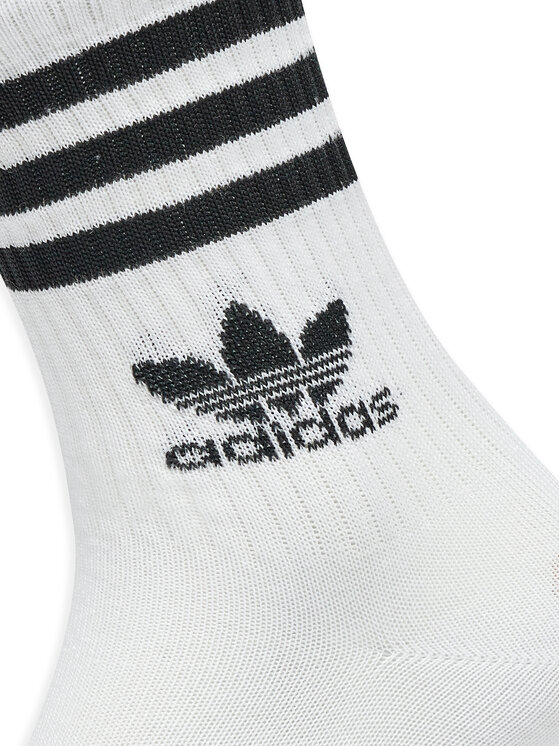 adidas adidas Комплект 3 чифта дълги чорапи мъжки Mid Cut Crew IL5023 Цветен
