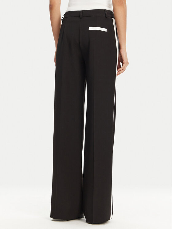 Maryley Maryley Παντελόνι υφασμάτινο 25EB566/43NB Μαύρο Regular Fit