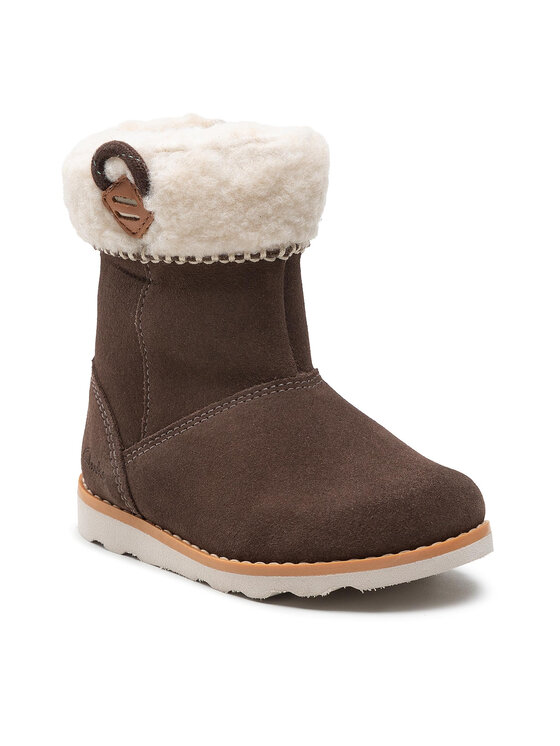 Clarks Clarks Чоботи Crown Loop T 261613756 Коричневий