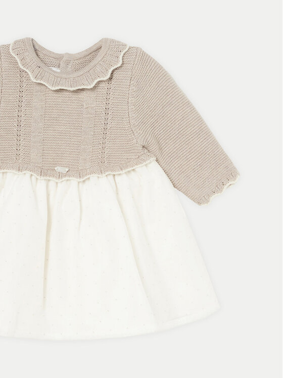 Mayoral Mayoral Повсякденна сукня 2883 Бежевий Regular Fit