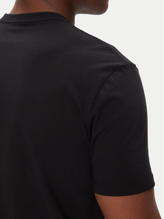 Calvin Klein Jeans Calvin Klein Jeans T-shirt Center Monogram LV04RC857G Crna Regular Fit