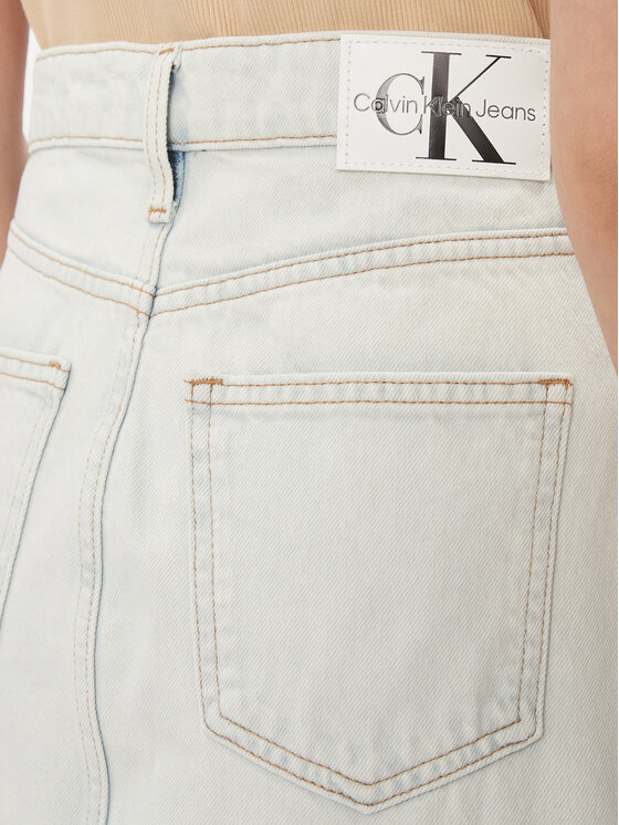 Calvin Klein Jeans Calvin Klein Jeans Farmer szoknya J20J222489 Kék Regular Fit