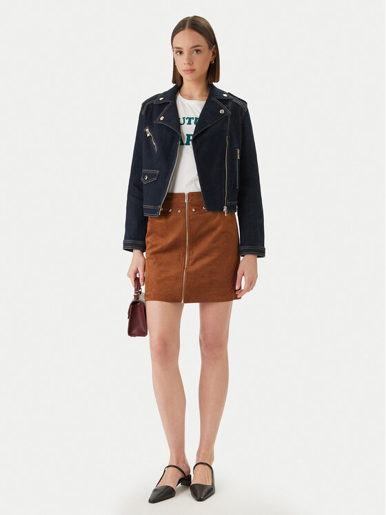 Morgan Morgan Giacca di jeans 261-VSOUBIA Blu scuro Oversize