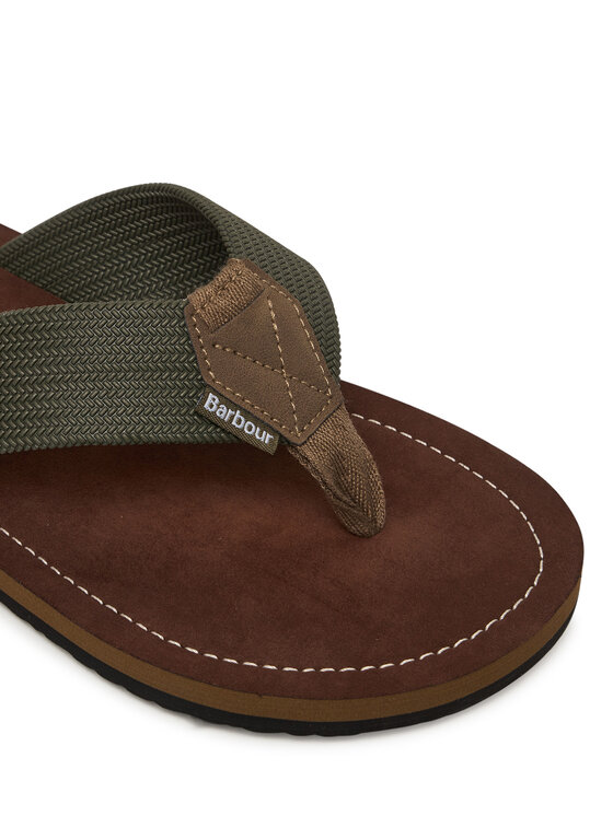 Barbour Barbour Čības uz pirksta MBS0007OL52 Tumši zaļa