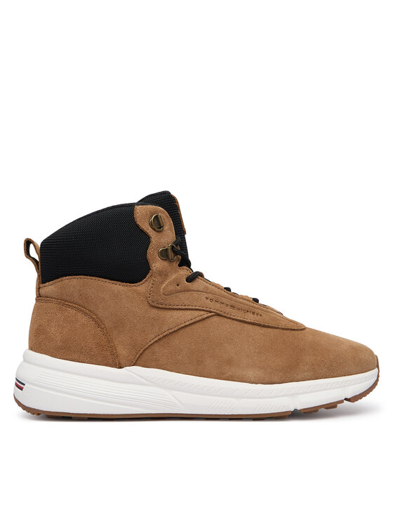 Tommy Hilfiger Tommy Hilfiger Αθλητικά Hilfiger Sde Warm Hybrid Chukka FM0FM06085 Καφέ