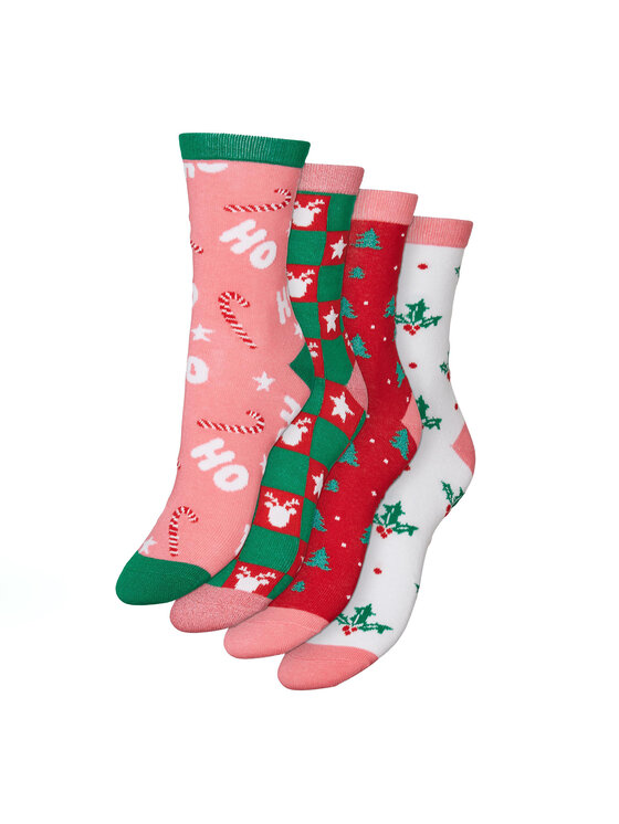 Set od 4 para ženskih viskokih čarapa Vero Moda