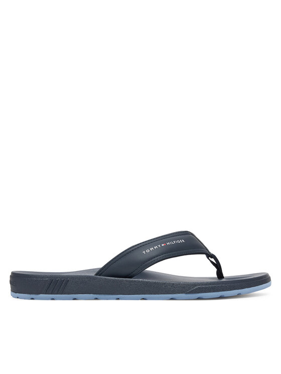 Tommy Hilfiger Tommy Hilfiger Japonki Molded Comfort Th Beach Sandal FM0FM05508 Granatowy