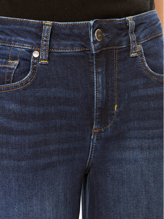 Liu Jo Liu Jo Jeans hlače UF4068 DS615 Mornarsko modra Flare Fit