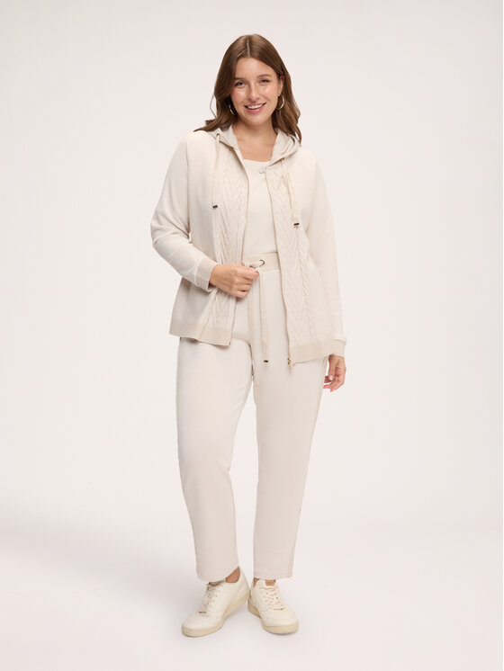 Fiorella Rubino Fiorella Rubino Felpa G80CL009526N002 Crema Regular Fit