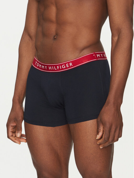 Tommy Hilfiger Tommy Hilfiger Súprava 3 kusov boxeriek UM0UM03457 Tmavomodrá