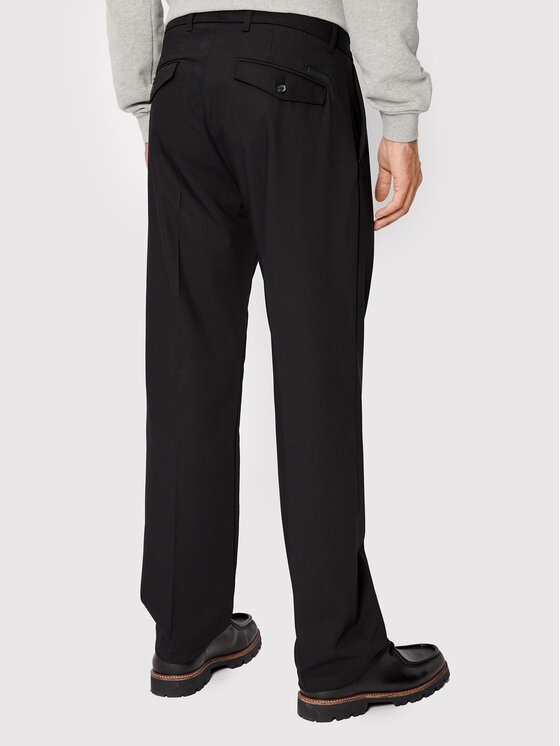 Woodbird Woodbird Hlače Eik 2116-206 Crna Regular Fit