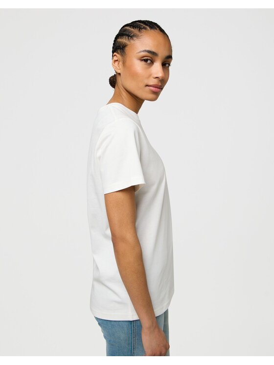Wrangler Wrangler T-Shirt 112371082 Biały Regular Fit