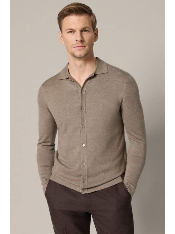 Lancerto Lancerto Polo Patrizio SW073126000003 Beżowy Regular Fit