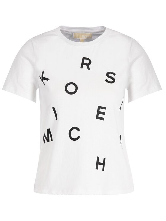 MICHAEL Michael Kors MICHAEL Michael Kors T-Shirt MU95M9397J Biały Regular Fit