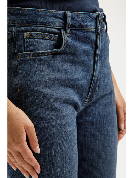 Cross Jeans Cross Jeans Jeansy N 432-085 Niebieski Mom Fit