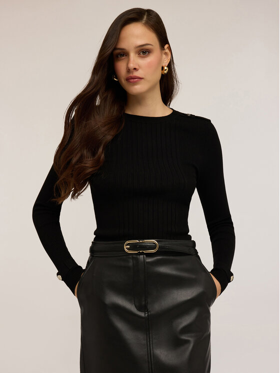 Motivi Motivi Maglione M357W003440N033 Nero Slim Fit