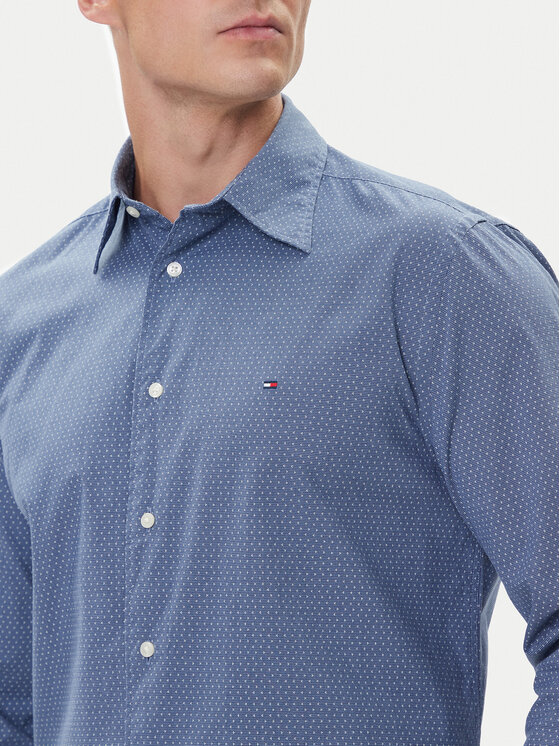 Tommy Hilfiger Tommy Hilfiger Cămașă MW0MW39438 Albastru Regular Fit