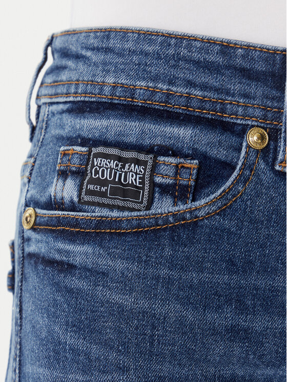 Versace Jeans Couture Versace Jeans Couture Jeansy 79HAB581 CDWAC Granatowy Regular Fit