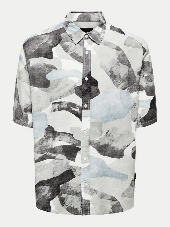 Only & Sons Only & Sons Koszula Bud 22028390 Kolorowy Relaxed Fit