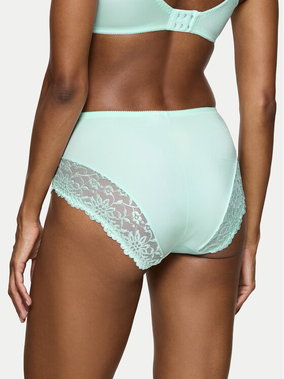 Triumph Triumph Chiloți clasici cu talie înaltă Ladyform Soft Maxi 10210671 Albastru