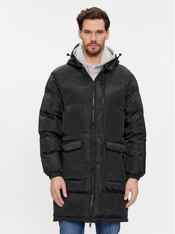 Brave Soul Brave Soul Зимно яке MJK-EARL Черен Regular Fit