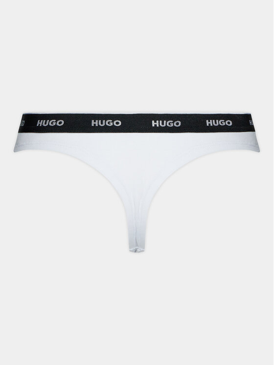 HUGO Hugo Sada 3 kusů string kalhotek 50495870 Barevná