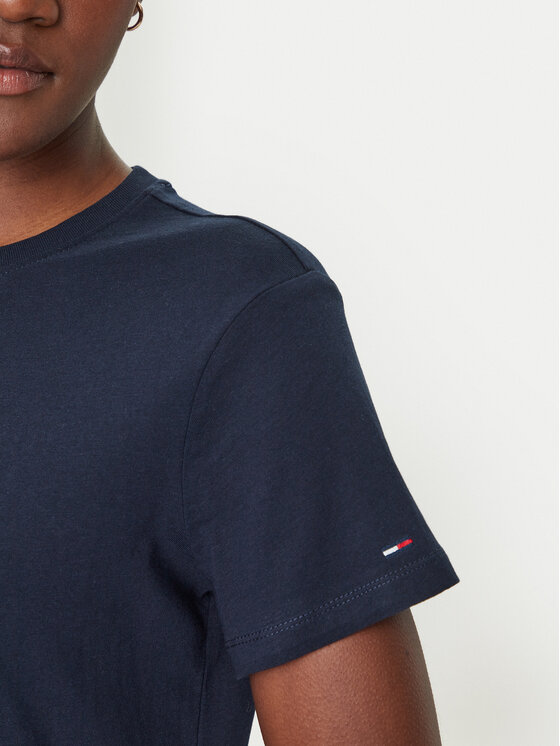Tommy Jeans Tommy Jeans Tričko DW0DW22277 Tmavomodrá Regular Fit
