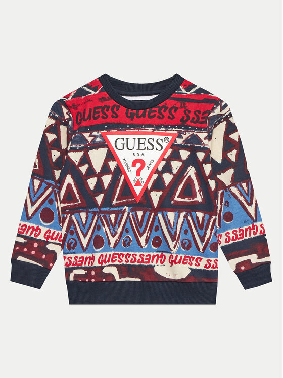 Guess Bluză N4BQ01 KAD73 Colorat Regular Fit