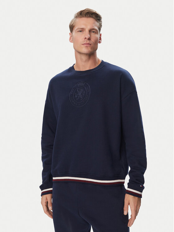 Tommy Hilfiger Tommy Hilfiger Sweatshirt UM0UM04058 Dunkelblau Regular Fit