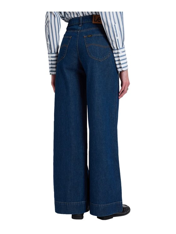 Lee Lee Jeansy 112385894 Granatowy Bootcut Fit