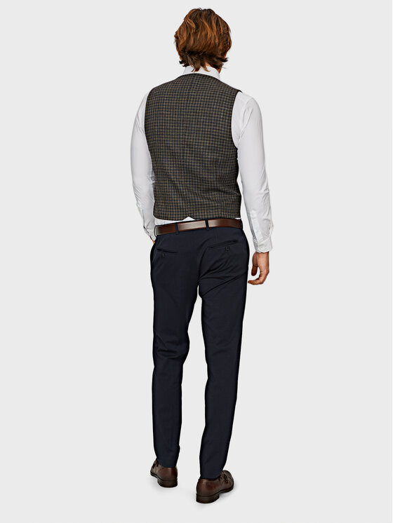 Evenemen Evenemen Kamizelka Boston Lpa 46 Brązowy Slim Fit