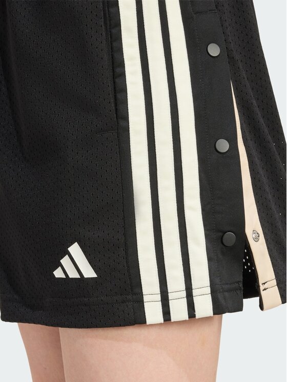 adidas adidas Szorty materiałowe 158962 Czarny Loose Fit