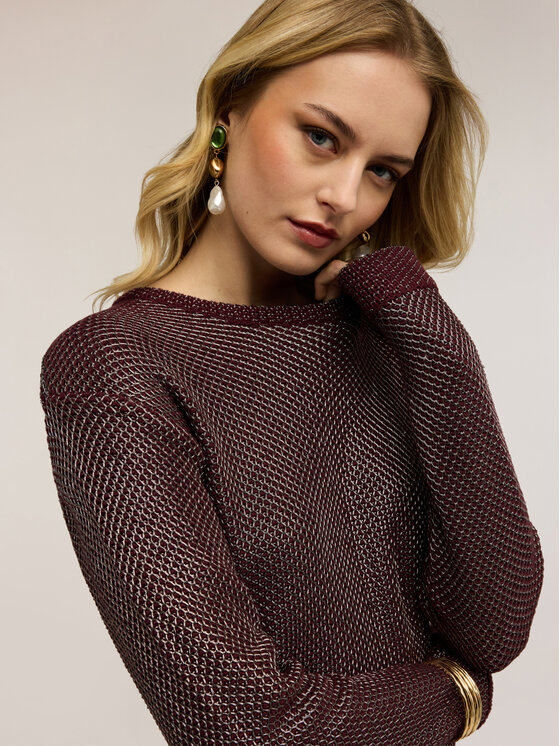 Motivi Motivi Maglione M115W003805N0Z6 Bordeaux Regular Fit