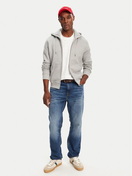 Guess Jeans Guess Jeans Majica dugih rukava M4YQ28 K9V31 Siva Regular Fit