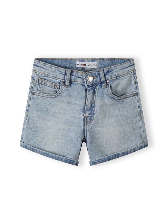 MINOTI MINOTI Szorty jeansowe 22short42 Błękitny Regular Fit