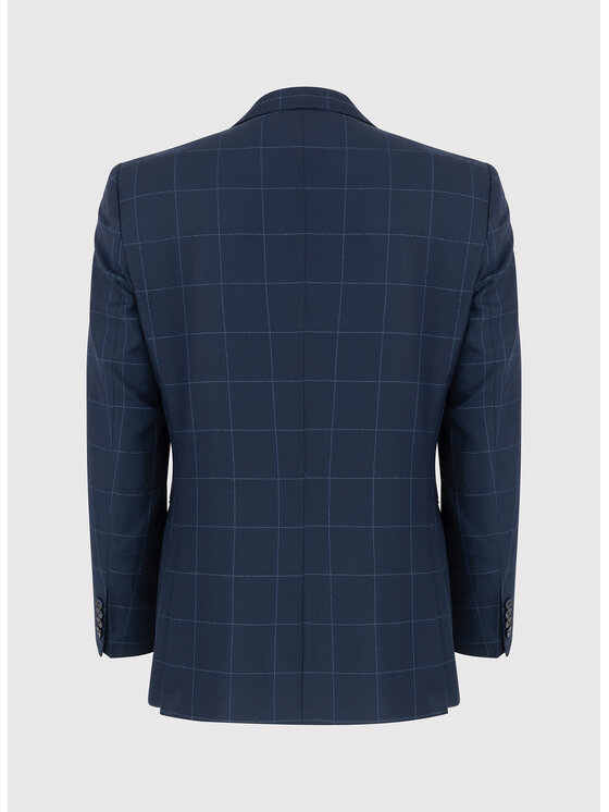 Pako Lorente Pako Lorente Marynarka P23WF-3X-023 Granatowy Slim Fit