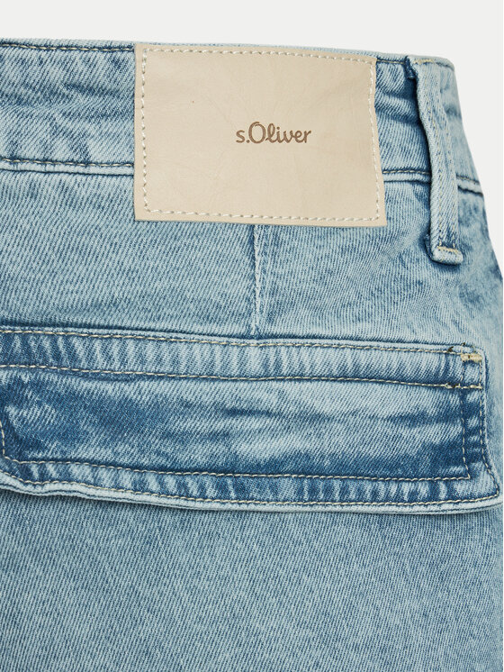 s.Oliver s.Oliver Pantaloni scurți de blugi 2144355 Albastru Relaxed Fit