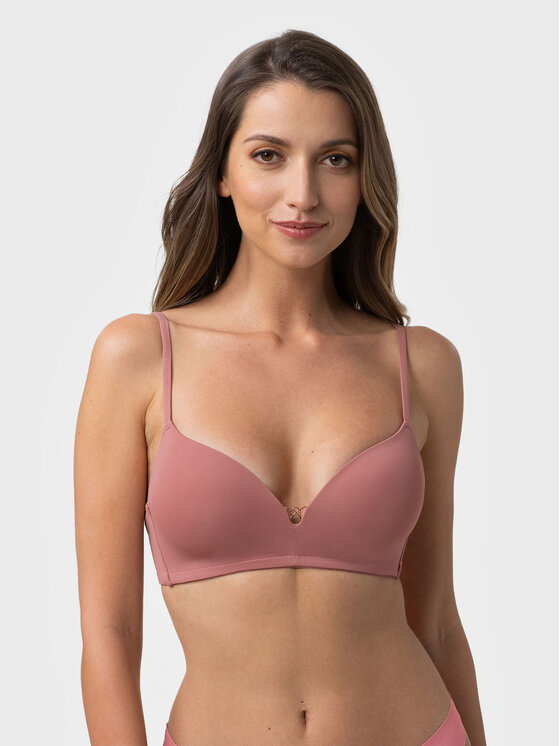 Dorina Dorina Reggiseno senza ferretto Fili D000036MI033 Rosa