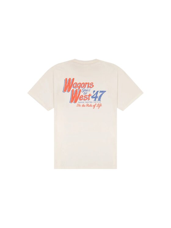 Wrangler Wrangler T-shirt GRAPHIC TEE Bianco Regular Fit