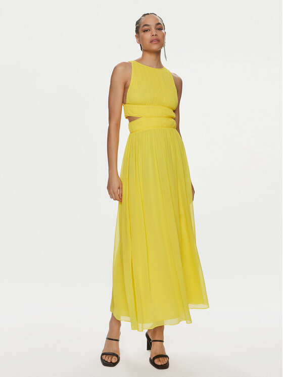 Patrizia Pepe Patrizia Pepe Літня сукня 2A2713/A061-Y447 Жовтий Regular Fit