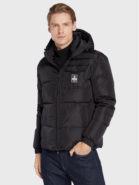 RefrigiWear RefrigiWear Geacă din puf G02803 G02803 Negru Regular Fit