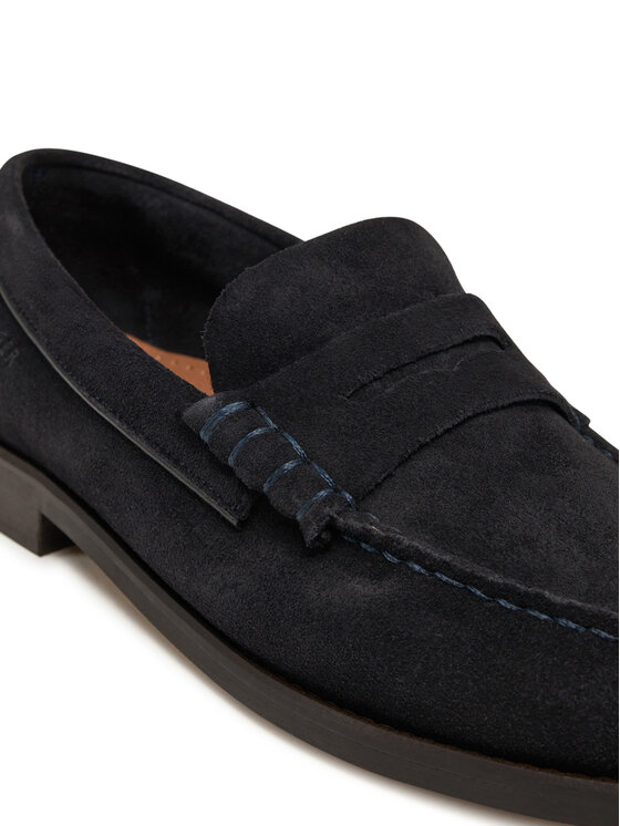 Tommy Hilfiger Tommy Hilfiger Мокасини Classic Hilfiger Suede Loafer FM0FM05363 Тъмносин