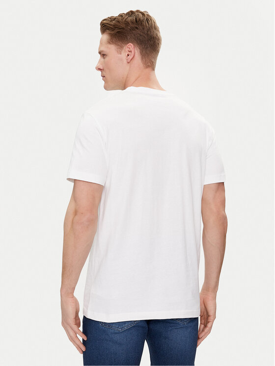 Calvin Klein Jeans Calvin Klein Jeans Tričko Distrupted J30J325190 Biela Regular Fit